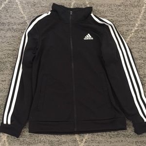 Black adidas training jacket